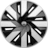 Silver and black multi-spoke rim icon with intricate geometric design.