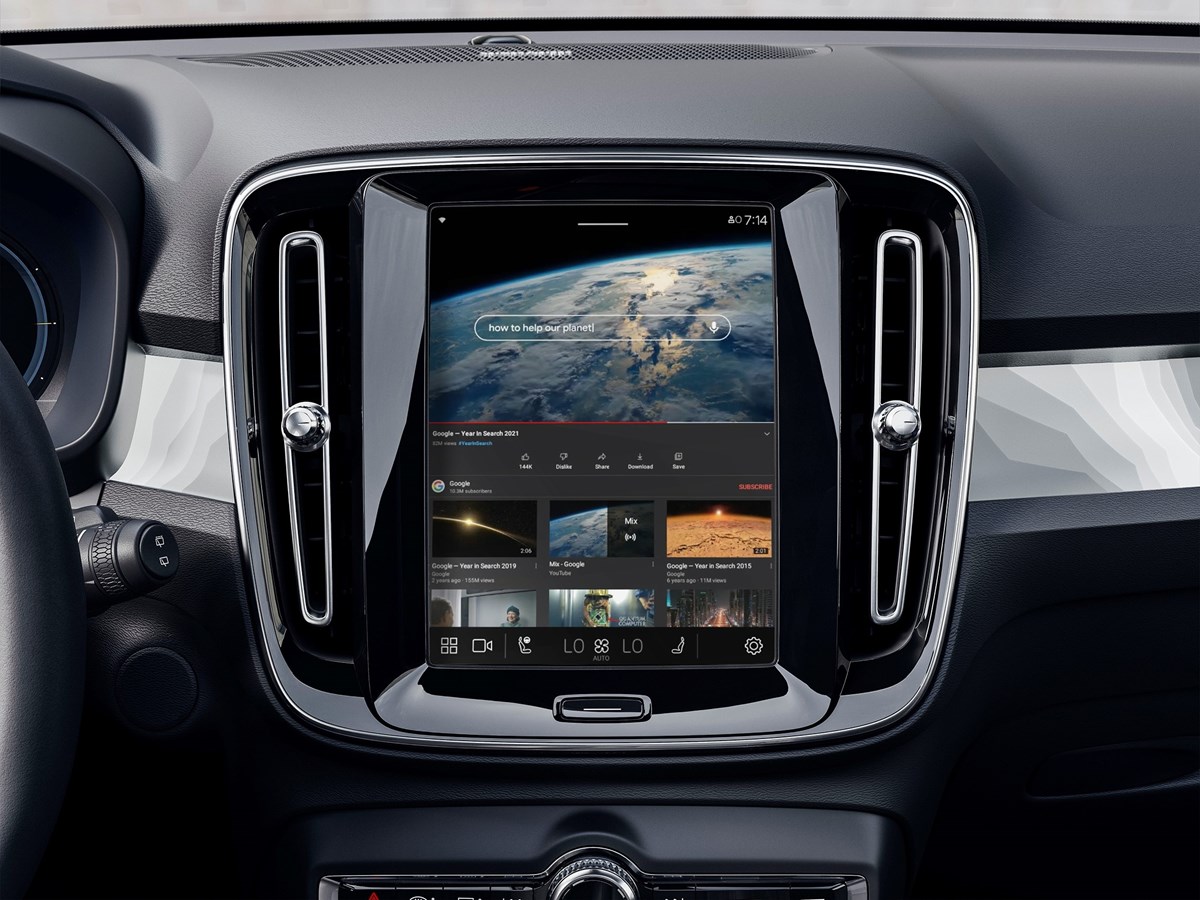 YouTube приходит на ваш Volvo
