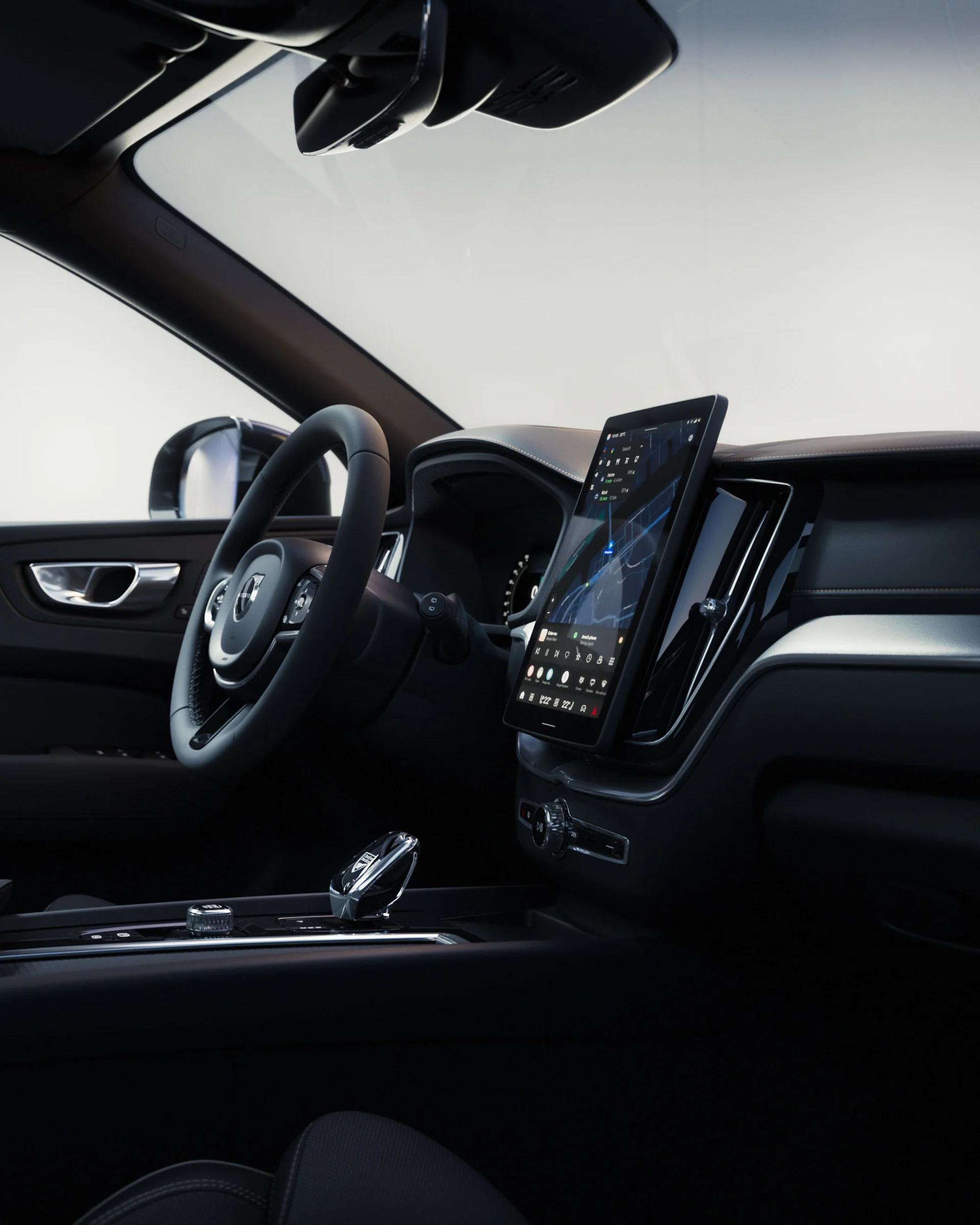 Салон мягкого гибрида Volvo XC60 Чёрная серия